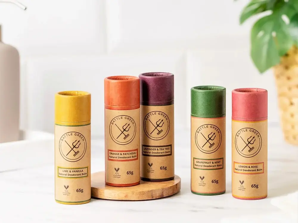 Battle Green Vegan Natural Deodorant